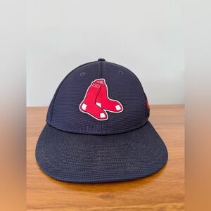Boston Red Sox New Era Dark Blue Low Profile Fitted Cap - Size 7 1/4
